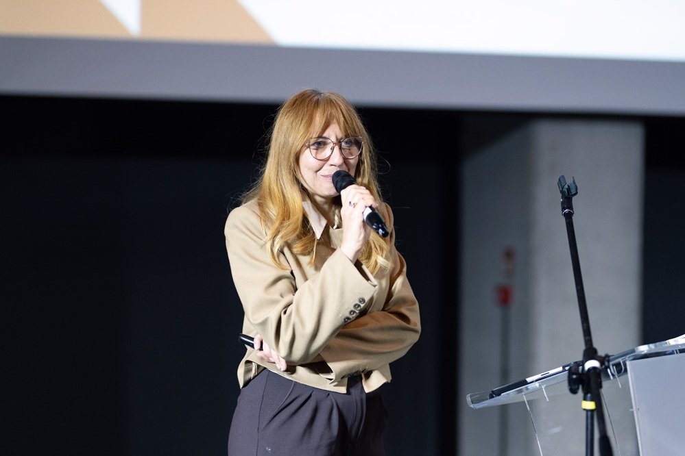 wystapienie dyrektor Ewa Myka podczas konferencji edukacyjnej Edu trendy