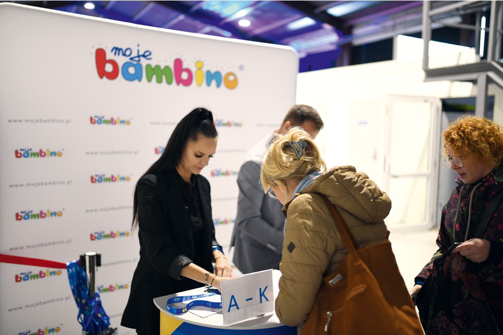 stoisko wystawiennicze firmy Moje Bambino podczas konferencji
